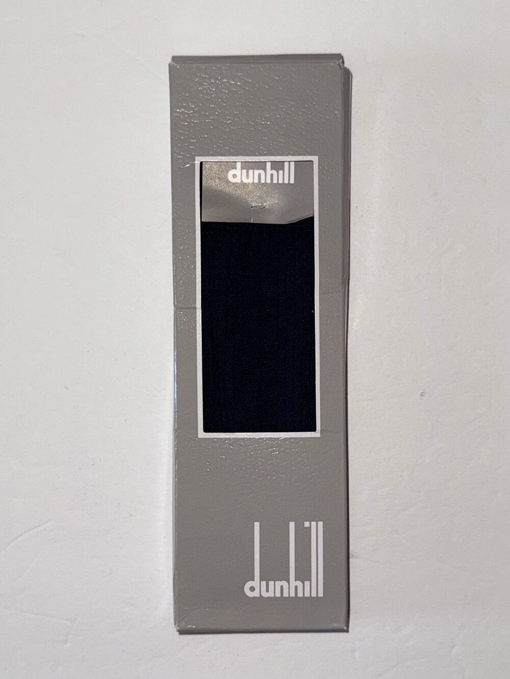 Alfred Dunhill Sz 25cm Dark Blue Dress Socks Quiet Luxury Old Money Business New